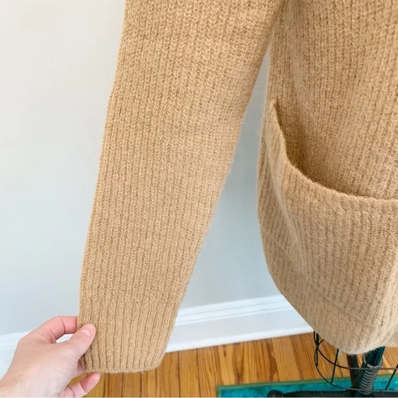 Everlane Oversized Alpaca Pocket Cardigan Size Extra Small - Picture 5 of 11